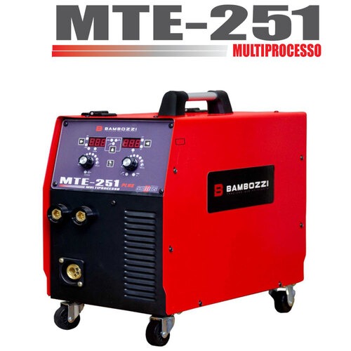Inversora de solda Multiprocesso 250A para Mig e eletrodo monof�sica MTE 251 Plus  220V