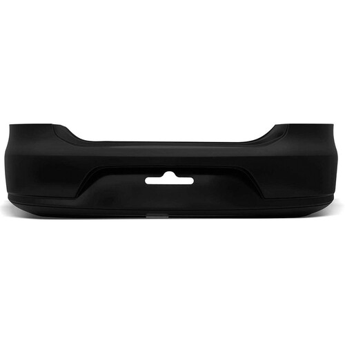 Para-choque Voyage 2009 a 2012 traseiro preto liso - 6355