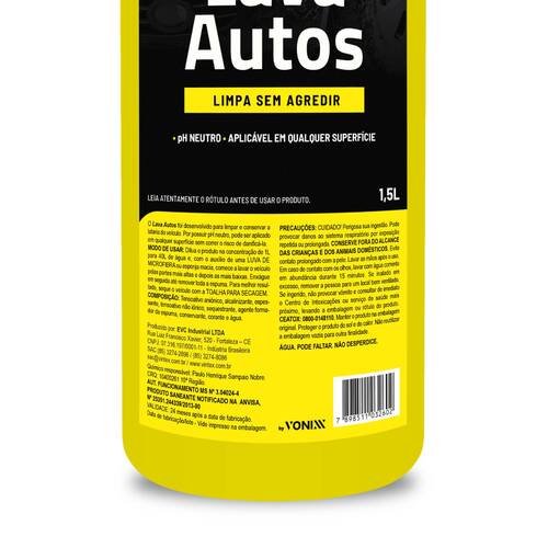  Detergente automotivo concentrado 1,5L - Lava autos