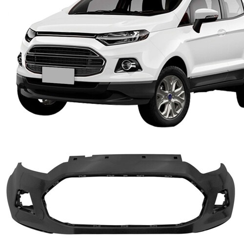 Para-choque Ecosport 2013 a 2017 dianteiro preto com e sem furo para farol - 2911