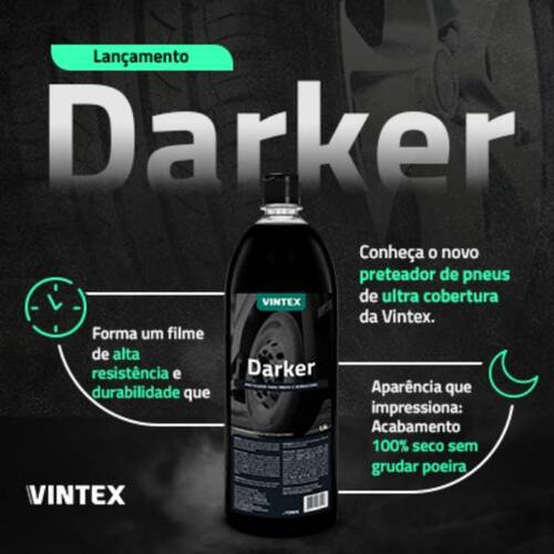 Limpa pneus preteador 1,5L alta resist�ncia - Darker