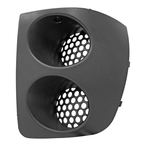 Moldura farol Strada Trekking Restyling 2 2005 a 2012 dianteiro esquerdo preto sem farol - 3421 Moldura farol Strada Trekking Restyling 2 2005 a 2012 dianteiro esquerdo preto sem farol - 3421