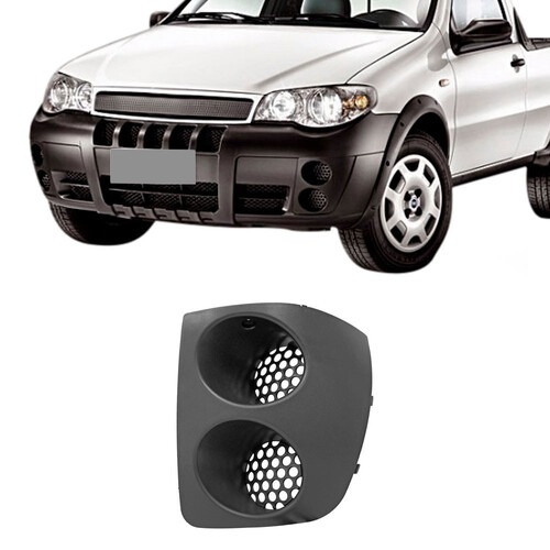 Moldura farol Strada Trekking Restyling 2 2005 a 2012 dianteiro esquerdo preto sem farol - 3421 Moldura farol Strada Trekking Restyling 2 2005 a 2012 dianteiro esquerdo preto sem farol - 3421