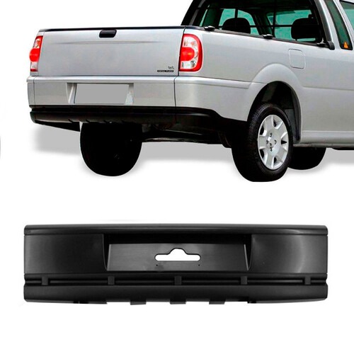 Para-choque Saveiro G3 2º Fs 2003 a 2005 G4 2005 a 2010 traseiro central preto texturizado - 6497 Para-choque Saveiro G3 2º Fs 2003 a 2005 G4 2005 a 2010 traseiro central preto texturizado - 6497