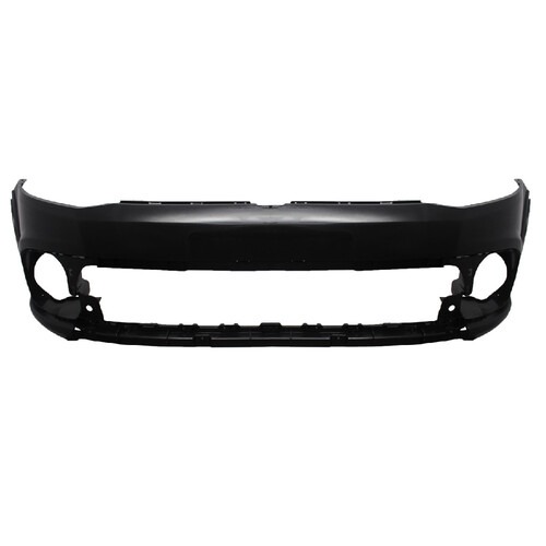 Para-choque Crossfox/Spacecross 2011 a 2014 dianteiro preto liso com e sem furo para farol - 6496