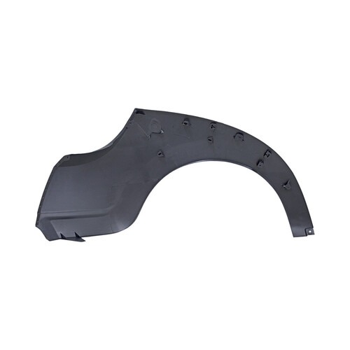 Para-choque KA 2003 a 2007 traseiro esquerdo preto com tampa reboque - 2658