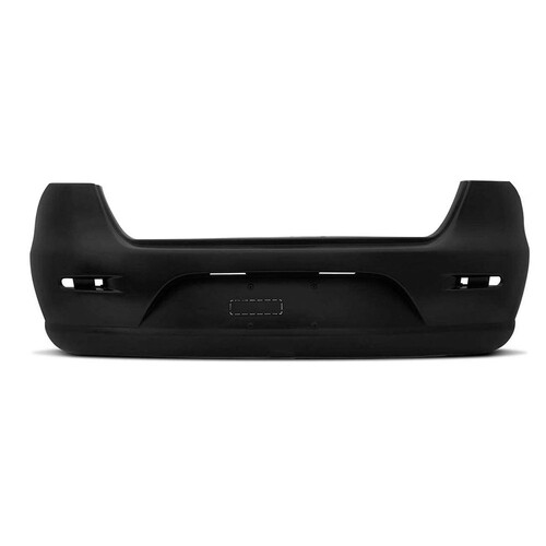 Para-choque Siena 2007 a 2016 traseiro preto liso - 3521
