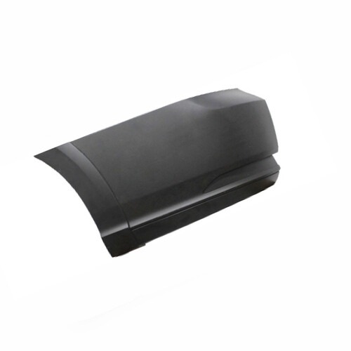 Para-choque Saveiro Robust G7 2016 a 2020 traseiro esquerdo preto texturizado - 6653