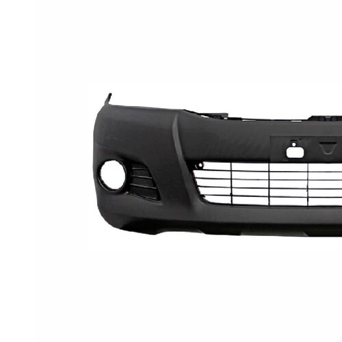 Para-choque Hilux 2012 a 2015 dianteiro preto texturizado com grade - 7064