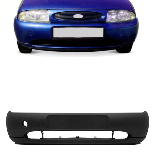 Para-choque Fiesta Courier 1996 a 1999 dianteiro preto - 2562 Para-choque Fiesta Courier 1996 a 1999 dianteiro preto - 2562