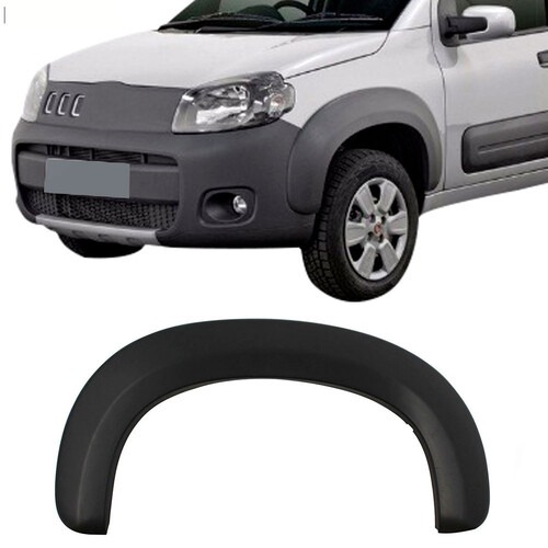 Moldura para Roda Uno Way 2010 a 2014 dianteiro preto direito cinza - 3566 Moldura para Roda Uno Way 2010 a 2014 dianteiro preto direito cinza - 3566