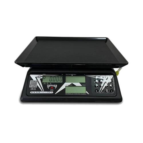 Balan�a digital contadora a bateria display LCD preta 6kg x 2g - CRB CL  110V/220V
