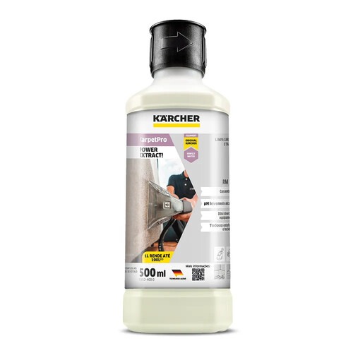 Detergente limpador de carpetes e estofados concentrado 500 ml - Power Extract RM 764 Detergente limpador de carpetes e estofados concentrado 500 ml - Power Extract RM 764