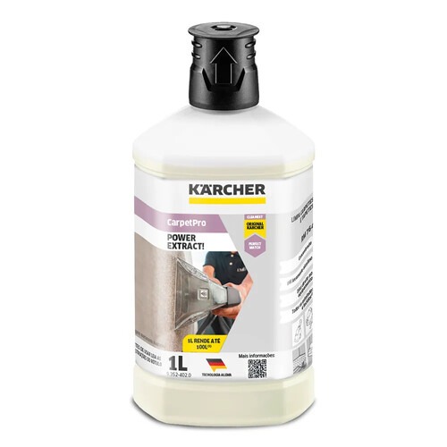Detergente limpador de carpetes e estofados concentrado 1 Litro - Power Extract RM 764 Detergente limpador de carpetes e estofados concentrado 1 Litro - Power Extract RM 764