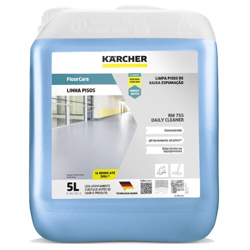 Detergente limpeza diária concentrado 5 Litros - FloorCare RM 755 Detergente limpeza diária concentrado 5 Litros - FloorCare RM 755
