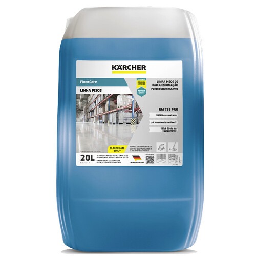 Detergente limpeza profissional concentrado 20 Litros - FloorCare RM 755 Detergente limpeza profissional concentrado 20 Litros - FloorCare RM 755