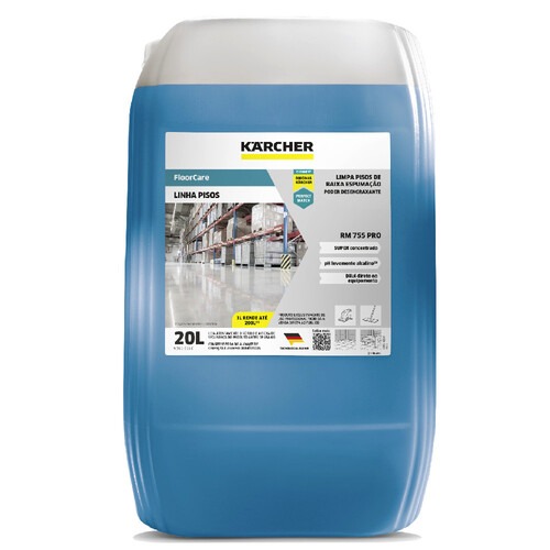 Detergente limpeza profissional concentrado 20 Litros - FloorCare RM 755 Detergente limpeza profissional concentrado 20 Litros - FloorCare RM 755