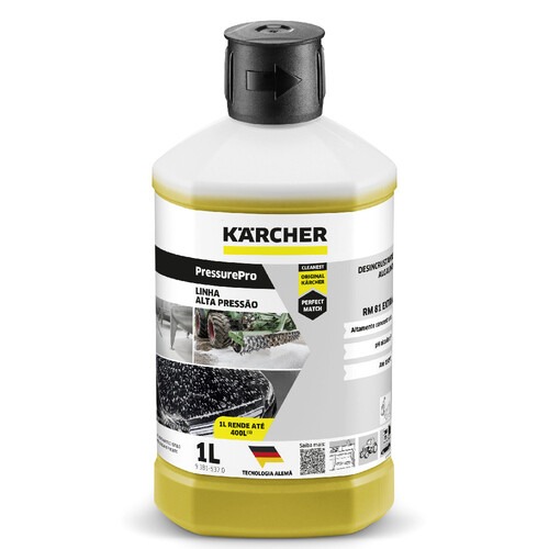 Detergente desincrustante profissional ultra concentrado 1 Litro - PressurePro RM 81 Detergente desincrustante profissional ultra concentrado 1 Litro - PressurePro RM 81