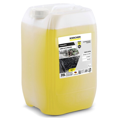 Detergente desincrustante profissional ultra concentrado 20 Litros - PressurePro RM 81 Detergente desincrustante profissional ultra concentrado 20 Litros - PressurePro RM 81