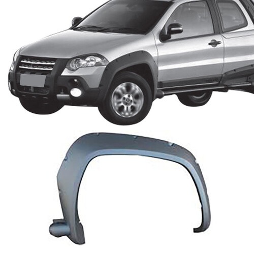 Moldura para Roda Strada Adventure Locker 2009 a 2013 dianteiro direito cinza - 3450 Moldura para Roda Strada Adventure Locker 2009 a 2013 dianteiro direito cinza - 3450