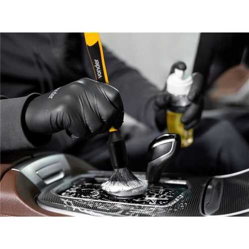 Pincel para detalhamento automotivo com 3 pontas intercambiáveis Pincel para detalhamento automotivo com 3 pontas intercambiáveis