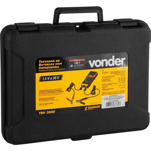 Testador de baterias com impressora - TBV 2000