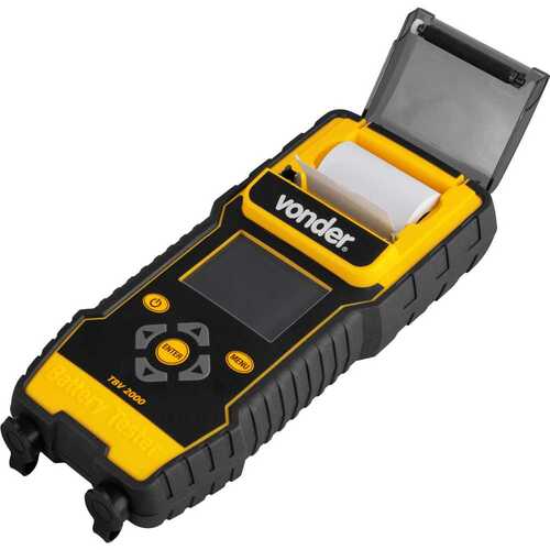 Testador de baterias com impressora - TBV 2000