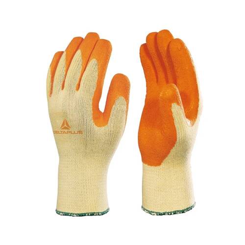 Luva de algod�o com poli�ster revestida em lat�x tam. G