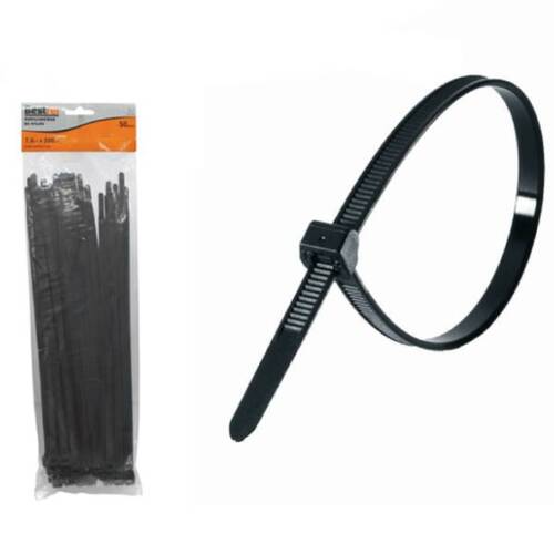 Abraçadeira de nylon 7,60 mm x 30 cm 50 peças - BFH1176 Abraçadeira de nylon 7,60 mm x 30 cm 50 peças - BFH1176