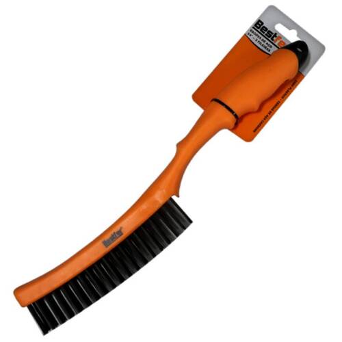 Escova manual de a�o 3 fileiras cabo de pl�stico - BFH1303