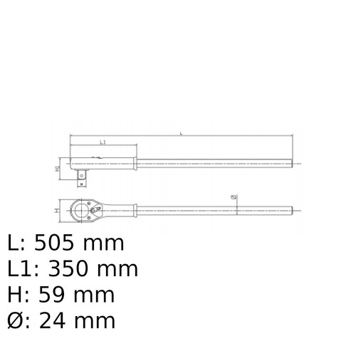 Chave catraca reversível 3/4 Chave catraca reversível 3/4