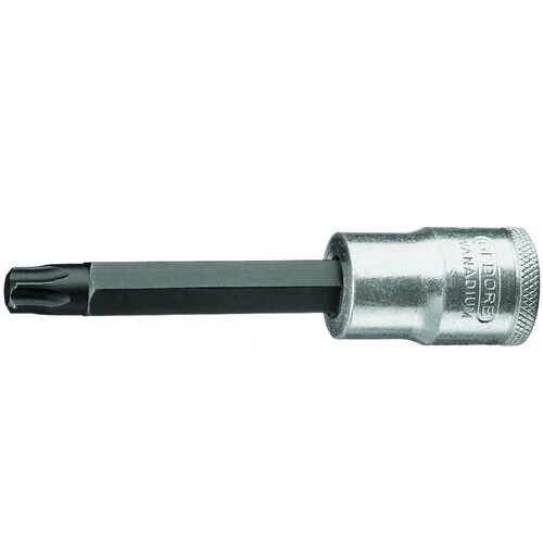 Chave soquete tipo hexalobular longa encaixe 1/2