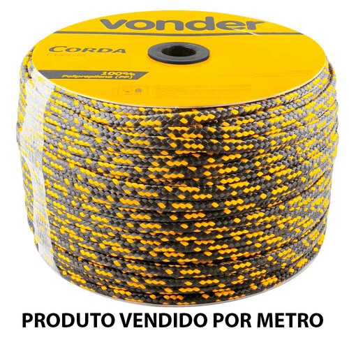 Corda multifilamento trançada 8 mm (Vendida por metro) Corda multifilamento trançada 8 mm (Vendida por metro)