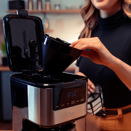 Cafeteira el�trica digital program�vel Prosd�cimo WCD1500 + Moedor de caf� el�trico WMC200  110V