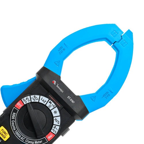 Alicate amper�metro digital 1000A True RMS AC CAT IV 600V - ET-3167