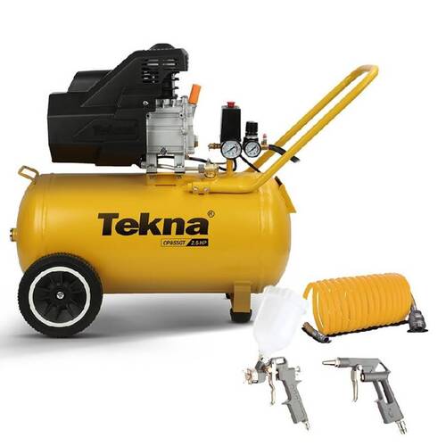 Compressor de ar 8,0 pés 50L 2,5 hp 116 lbs com kit de acessórios - CP8550T-1CK3 110V Compressor de ar 8,0 pés 50L 2,5 hp 116 lbs com kit de acessórios - CP8550T-1CK3 110V