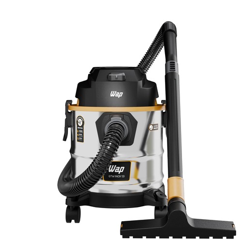 Aspirador de p� e l�quido 1600W 12 litros com fun��o soprador - GTW INOX 12i  220V