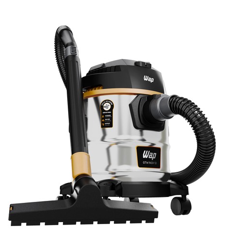 Aspirador de p� e l�quido 1600W 12 litros com fun��o soprador - GTW INOX 12i  220V