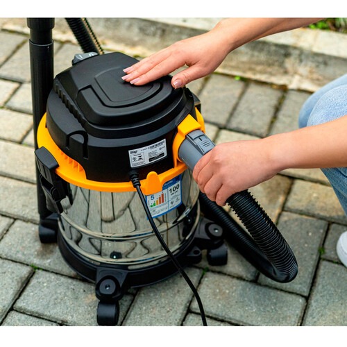 Aspirador de p� e l�quido 1600W 12 litros com fun��o soprador - GTW INOX 12i  220V