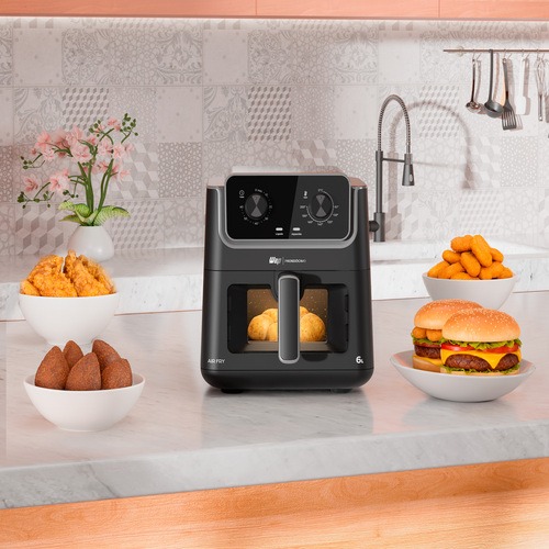 Fritadeira elétrica sem óleo air fryer 6L 1500W Prosdócimo - AF02 110V Fritadeira elétrica sem óleo air fryer 6L 1500W Prosdócimo - AF02 110V
