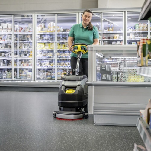 Lavadora Secadora de piso a bateria AGM 350 mm 15L - BD FIT  110V/220V