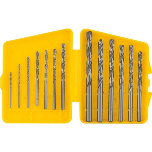 Jogo de brocas a�o r�pido 1,5 mm a 6,5 mm DIN338 com 13 pe�as