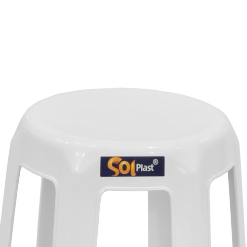 Banqueta pl�stica 6 p�s capacidade 152 Kg - Guaxuma