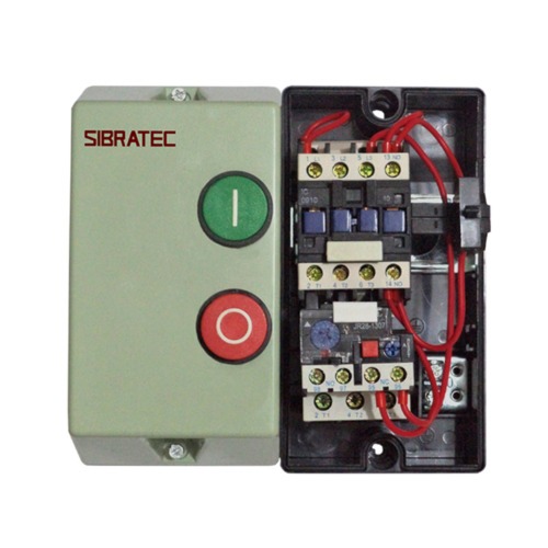 Chave de partida direta 0,75/1 HP Monof�sico ou 2 HP Trif�sico -  QCX2-124 220V