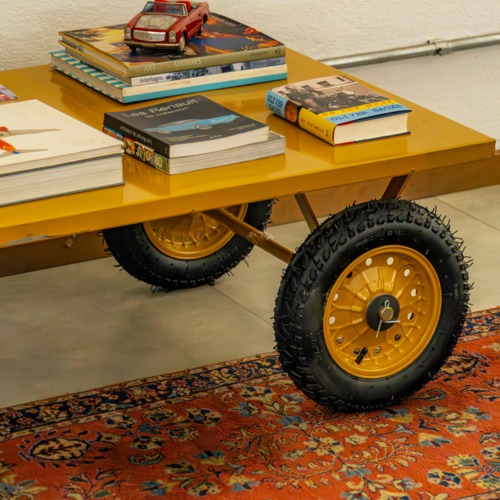 Carro plataforma com tampo em a�o 600Kg - RLL-5801