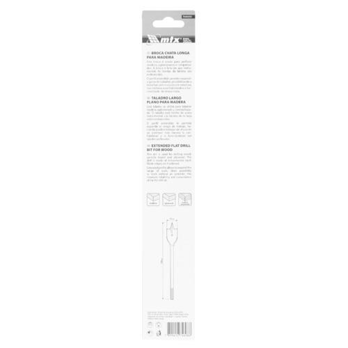 Broca chata longa para madeira 35 x 300 mm - 7040359