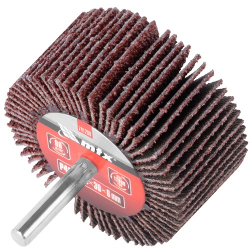 Roda de lixa 60 x 30 mm com haste - 741209 Roda de lixa 60 x 30 mm com haste - 741209