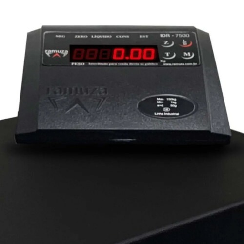 Balança digital com plataforma em aço carbono 300 Kg x 100 g - DP 110V/220V Balança digital com plataforma em aço carbono 300 Kg x 100 g - DP 110V/220V