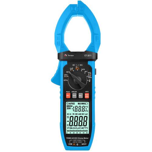 Alicate amper�metro digital 1000A True RMS AC CAT III 1000V - ET-3811