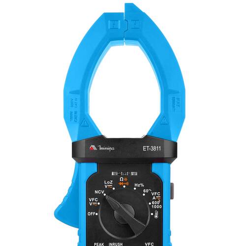 Alicate amper�metro digital 1000A True RMS AC CAT III 1000V - ET-3811